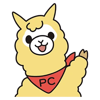 先生役のアルパカくん