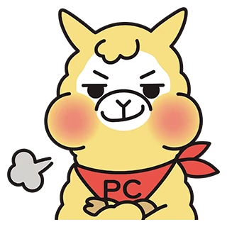 おすすめアプリを紹介するアルパカくん